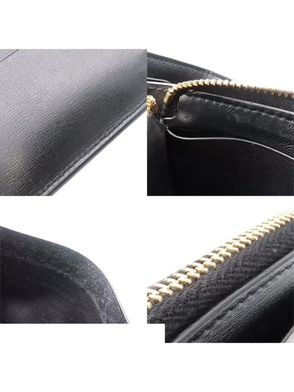 Saint Laurent Tiny Monogram Compact Wallet Black Leather Cassandra Bifold